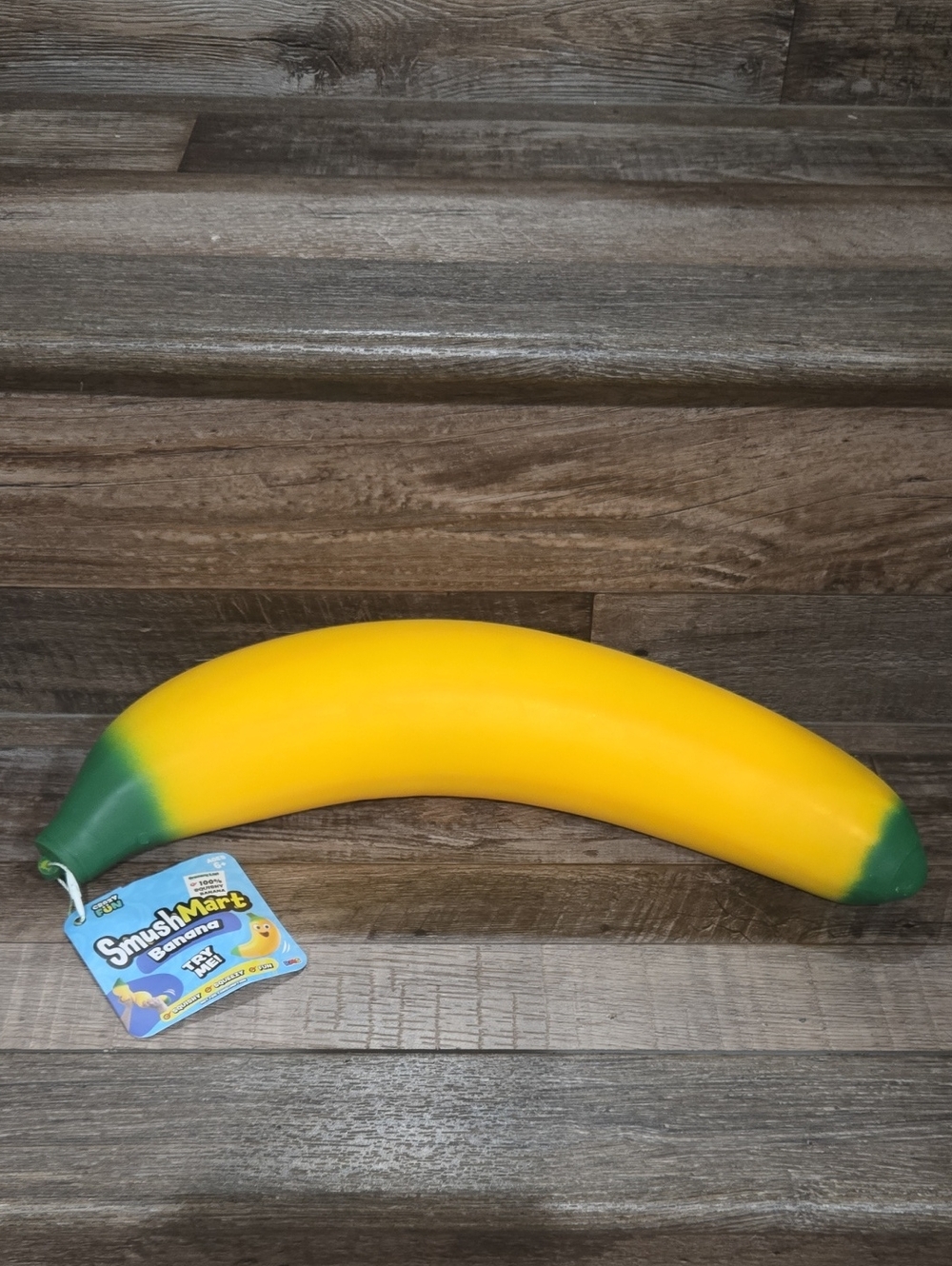 Yellow Banana Squishy Toy - Soft Kids Plush